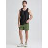 imageODODOS Mens Athletic Shorts with Pockets 5quot  7quot  9quot Inseam Quick Dry Lightweight Workout Gym Running ShortsArmy Green