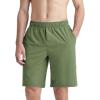 imageODODOS Mens Athletic Shorts with Pockets 5quot  7quot  9quot Inseam Quick Dry Lightweight Workout Gym Running ShortsArmy Green