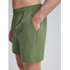 imageODODOS Mens Athletic Shorts with Pockets 5quot  7quot  9quot Inseam Quick Dry Lightweight Workout Gym Running ShortsArmy Green