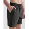 imageODODOS Mens Athletic Shorts with Pockets 5quot  7quot  9quot Inseam Quick Dry Lightweight Workout Gym Running ShortsBlack