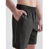 imageODODOS Mens Athletic Shorts with Pockets 5quot  7quot  9quot Inseam Quick Dry Lightweight Workout Gym Running ShortsBlack