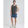 imageODODOS Mens Athletic Shorts with Pockets 5quot  7quot  9quot Inseam Quick Dry Lightweight Workout Gym Running ShortsBlue