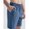 imageODODOS Mens Athletic Shorts with Pockets 5quot  7quot  9quot Inseam Quick Dry Lightweight Workout Gym Running ShortsBlue