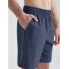 imageODODOS Mens Athletic Shorts with Pockets 5quot  7quot  9quot Inseam Quick Dry Lightweight Workout Gym Running ShortsBlue Navy