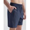 imageODODOS Mens Athletic Shorts with Pockets 5quot  7quot  9quot Inseam Quick Dry Lightweight Workout Gym Running ShortsBlue Navy