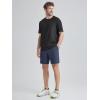 imageODODOS Mens Athletic Shorts with Pockets 5quot  7quot  9quot Inseam Quick Dry Lightweight Workout Gym Running ShortsBlue Navy