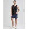 imageODODOS Mens Athletic Shorts with Pockets 5quot  7quot  9quot Inseam Quick Dry Lightweight Workout Gym Running ShortsBlue Navy