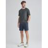 imageODODOS Mens Athletic Shorts with Pockets 5quot  7quot  9quot Inseam Quick Dry Lightweight Workout Gym Running ShortsDeep Navy