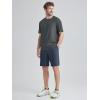 imageODODOS Mens Athletic Shorts with Pockets 5quot  7quot  9quot Inseam Quick Dry Lightweight Workout Gym Running ShortsDeep Navy
