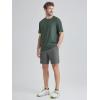 imageODODOS Mens Athletic Shorts with Pockets 5quot  7quot  9quot Inseam Quick Dry Lightweight Workout Gym Running ShortsGray