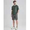 imageODODOS Mens Athletic Shorts with Pockets 5quot  7quot  9quot Inseam Quick Dry Lightweight Workout Gym Running ShortsGray