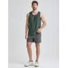 imageODODOS Mens Athletic Shorts with Pockets 5quot  7quot  9quot Inseam Quick Dry Lightweight Workout Gym Running ShortsGray