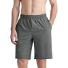 imageODODOS Mens Athletic Shorts with Pockets 5quot  7quot  9quot Inseam Quick Dry Lightweight Workout Gym Running ShortsGray