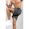 imageODODOS Mens Athletic Shorts with Pockets 5quot  7quot  9quot Inseam Quick Dry Lightweight Workout Gym Running ShortsGray