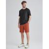 imageODODOS Mens Athletic Shorts with Pockets 5quot  7quot  9quot Inseam Quick Dry Lightweight Workout Gym Running ShortsRust