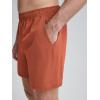 imageODODOS Mens Athletic Shorts with Pockets 5quot  7quot  9quot Inseam Quick Dry Lightweight Workout Gym Running ShortsRust
