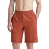 imageODODOS Mens Athletic Shorts with Pockets 5quot  7quot  9quot Inseam Quick Dry Lightweight Workout Gym Running ShortsRust