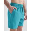imageODODOS Mens Athletic Shorts with Pockets 5quot  7quot  9quot Inseam Quick Dry Lightweight Workout Gym Running ShortsTurquoise