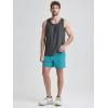 imageODODOS Mens Athletic Shorts with Pockets 5quot  7quot  9quot Inseam Quick Dry Lightweight Workout Gym Running ShortsTurquoise