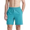imageODODOS Mens Athletic Shorts with Pockets 5quot  7quot  9quot Inseam Quick Dry Lightweight Workout Gym Running ShortsTurquoise