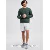 imageODODOS Mens Long Sleeve Performance TShirt  Stratum Tech Tee Ultra Soft Moisture Wicking UPF 50  The Ascent SeriesAspen Heather