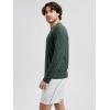imageODODOS Mens Long Sleeve Performance TShirt  Stratum Tech Tee Ultra Soft Moisture Wicking UPF 50  The Ascent SeriesAspen Heather