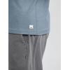 imageODODOS Mens Long Sleeve Performance TShirt  Stratum Tech Tee Ultra Soft Moisture Wicking UPF 50  The Ascent SeriesDusty Blue Heather