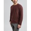 imageODODOS Mens Long Sleeve Performance TShirt  Stratum Tech Tee Ultra Soft Moisture Wicking UPF 50  The Ascent SeriesJava Heather