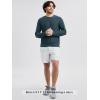 imageODODOS Mens Long Sleeve Performance TShirt  Stratum Tech Tee Ultra Soft Moisture Wicking UPF 50  The Ascent SeriesNavy Heather
