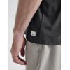 imageODODOS Mens Performance Polo Stratum Tech Shirts Ultra Soft Moisture Wicking UPF 50 Fitness TopsThe Ascent SeriesBlack Heather