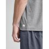imageODODOS Mens Performance Polo Stratum Tech Shirts Ultra Soft Moisture Wicking UPF 50 Fitness TopsThe Ascent SeriesGrey Heather