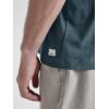 imageODODOS Mens Performance Polo Stratum Tech Shirts Ultra Soft Moisture Wicking UPF 50 Fitness TopsThe Ascent SeriesNavy Heather
