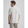 imageODODOS Mens Performance Polo Stratum Tech Shirts Ultra Soft Moisture Wicking UPF 50 Fitness TopsThe Ascent SeriesSalt Heather