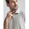 imageODODOS Mens Performance Polo Stratum Tech Shirts Ultra Soft Moisture Wicking UPF 50 Fitness TopsThe Ascent SeriesSalt Heather
