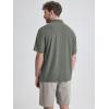 imageODODOS Mens Performance Polo Stratum Tech Shirts Ultra Soft Moisture Wicking UPF 50 Fitness TopsThe Ascent SeriesSmoke Heather