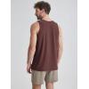 imageODODOS Mens Performance Tank  Stratum Tech Tee Ultra Soft Moisture Wicking UPF 50 Sleeveless Shirts The Ascent SeriesJava Heather