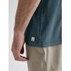 imageODODOS Mens Performance Tank  Stratum Tech Tee Ultra Soft Moisture Wicking UPF 50 Sleeveless Shirts The Ascent SeriesNavy Heather