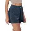 imageODODOS Modal Soft Relaxed Shorts for Women Adjustable Shockcord High Waist Casual Shorts with Pockets  4quot  6quot InseamDeep Blue