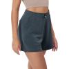 imageODODOS Modal Soft Relaxed Shorts for Women Adjustable Shockcord High Waist Casual Shorts with Pockets  4quot  6quot InseamNavy