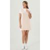 imageODODOS Modal Soft VNeck Tank Dress for Women Sleeveless Sundress Casual Relaxed Summer Dress with PocketBeige
