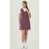 imageODODOS Modal Soft VNeck Tank Dress for Women Sleeveless Sundress Casual Relaxed Summer Dress with PocketTulipwood