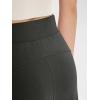 imageODODOS Modal Soft Wide Leg Cropped Pants for Women High Waist Casual Relaxed Pants with Pockets25 InseamClassic Black