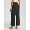 imageODODOS Modal Soft Wide Leg Cropped Pants for Women High Waist Casual Relaxed Pants with Pockets25 InseamClassic Black