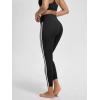 imageODODOS ODLIFT Compression Leggings for Women 25quot  28quot High Waist Workout Yoga PantsPiping Black