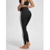 imageODODOS ODLIFT Compression Leggings for Women 25quot  28quot High Waist Workout Yoga PantsPiping Black