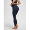 imageODODOS ODLIFT Compression Leggings for Women 25quot  28quot High Waist Workout Yoga PantsPiping Deep Navy
