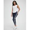 imageODODOS ODLIFT Compression Leggings for Women 25quot  28quot High Waist Workout Yoga PantsPiping Deep Navy