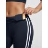 imageODODOS ODLIFT Compression Leggings for Women 25quot  28quot High Waist Workout Yoga PantsPiping Deep Navy