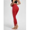 imageODODOS ODLIFT Compression Leggings for Women 25quot  28quot High Waist Workout Yoga PantsPiping Red