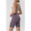 imageODODOS ODLIFT Compression Shorts for Women 4quot  6quot  8quot  10quot High Waist Workout Biker Shorts with Inner PocketAsh Violet